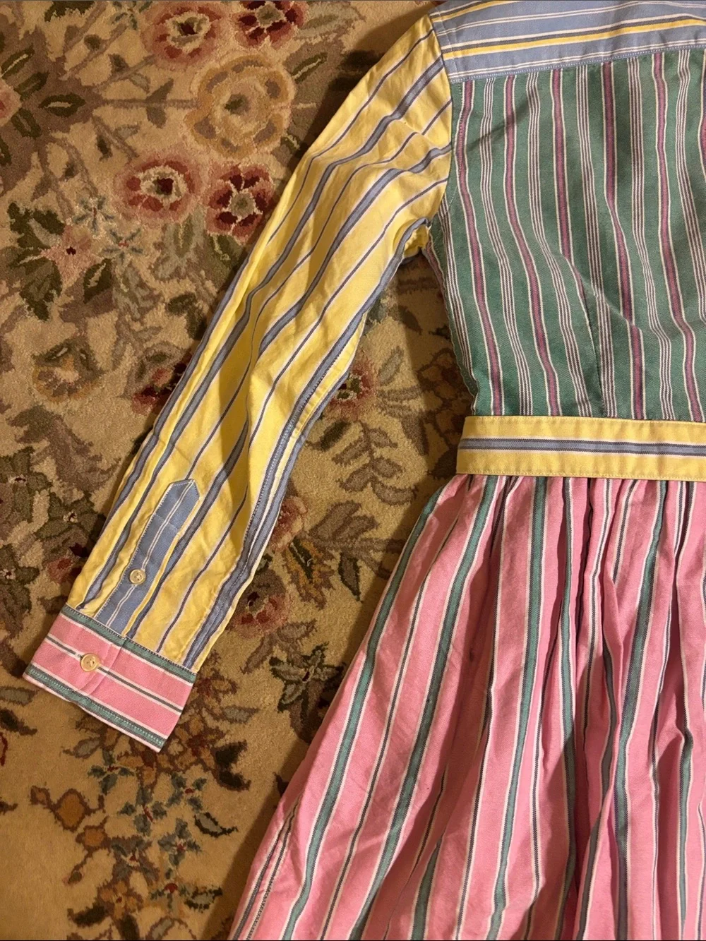 Polo by Ralph Lauren Girls Multicolored Dress
